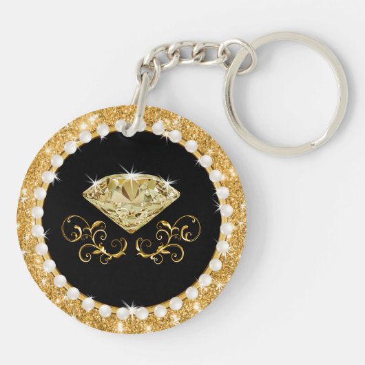 彼女のための安価な誕生日ギフト、誕生日の好意 キーホルダー (裏面)