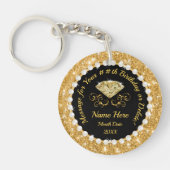 彼女のための安価な誕生日ギフト、誕生日の好意 キーホルダー (正面)