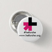 彼女のための彼はピンで止めます 缶バッジ (正面&裏面)