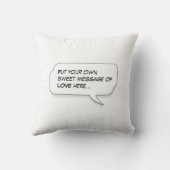 彼女のための甘美な夢 クッション (裏面)