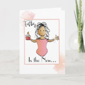 彼女のための素晴らしい50誕生日パーソナライズされたカード カード (正面)