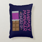 彼女のための薬学のマネージャーチョコレートギフト アクセントクッション (正面(垂直))