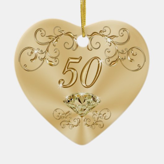 彼女のための豪華な金誕生日プレゼント: オーナメント (正面)