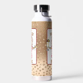 彼女のための面白い名言クルーズバケーション ビーチパーティー ウォーターボトル (左面)