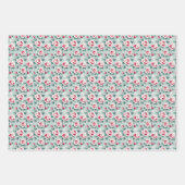 彼女のための黄色のトレンディな誕生日夏の花 ラッピングペーパーシート (正面2)