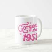 彼女のための1953誕生日プレゼント以来豪華 コーヒーマグカップ (正面右)