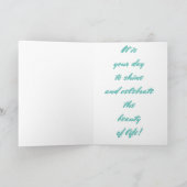 彼女のためのdivaバースデーカード カード (内部)