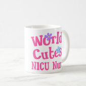 彼女のためのNicuのナースのギフトのアイディア(最もかわいい世界) コーヒーマグカップ (正面右)