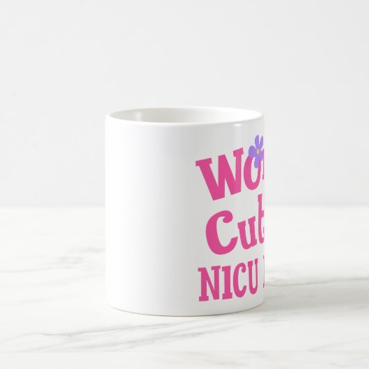 彼女のためのNicuのナースのギフトのアイディア(最もかわいい世界) コーヒーマグカップ (中央)