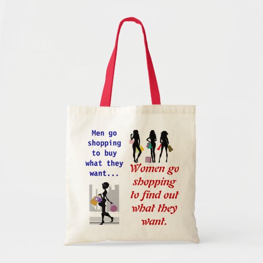 彼女のためのShopaholicのバッグ トートバッグ (正面)