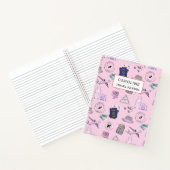 彼女ののための旅行カスタム誌文字 ノートブック (内部)