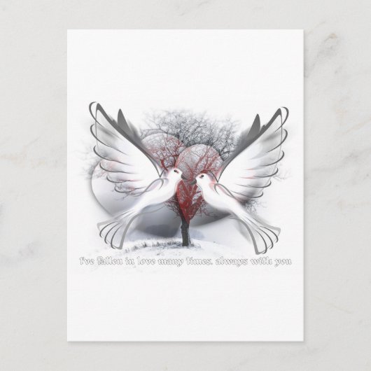 彼女のはがきへの愛の贈り物 ポストカード (正面)