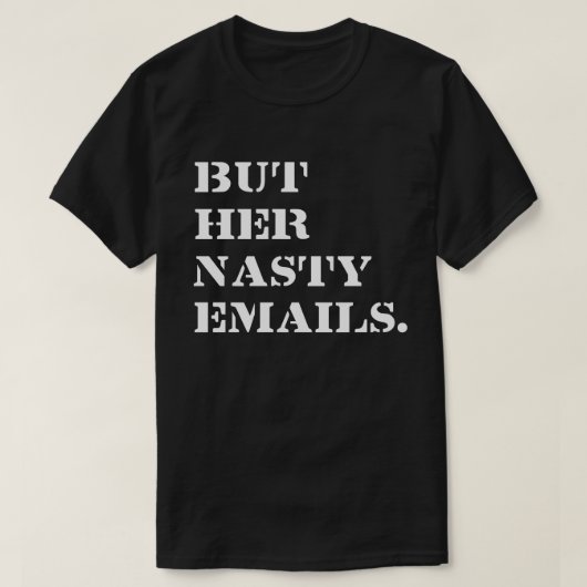 彼女のひどいメールたち Tシャツ (デザイン正面)