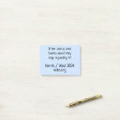 彼女のもし子宮が有権者に向けて弾丸GOTVノートを撃った ポストイット (デスク上)