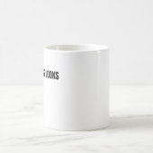 彼女のような進歩 白マグカップ - ママへのギフト コーヒーマグカップ (中央)