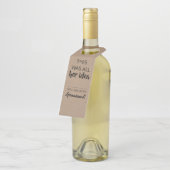 彼女のアイディアおもしろい- Groomsmen Proposal ボトルネックタグ (アングル)