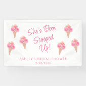 彼女のウェディングシャワーが予約された 横断幕 (横)