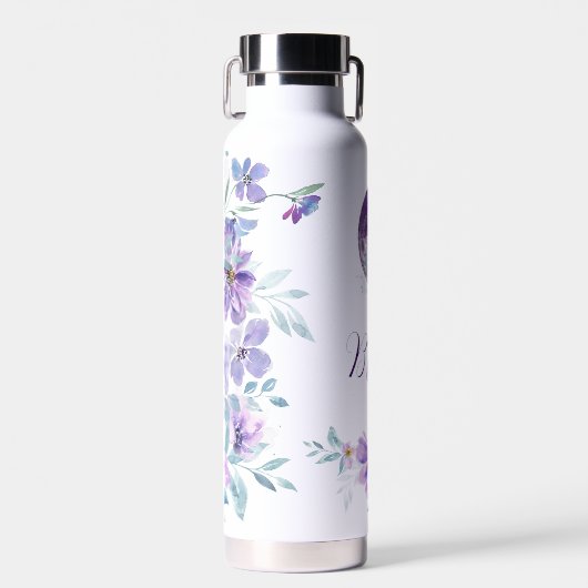 彼女のウォーターボトル用ラベンダーの花 ウォーターボトル (正面)