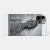 彼女のオーダーメイド肖像画 - シンプルな写真ギフト Case-Mate iPhoneケース (裏面(横))