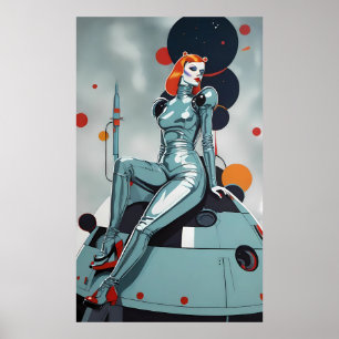 彼女のカプセル、彼女の選択 – Ken Gage Surreal Art ポスター
