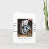 彼女のキルトカードのルビー カード (裏面)