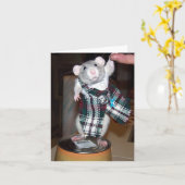 彼女のキルトカードのルビー カード (黄色い花)