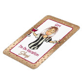 彼女のクルーズシップのドアブルネットのためのスナルキーバケーション マグネット (左側)