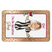 彼女のクルーズシップのドアブルネットのためのスナルキーバケーション マグネット (横)