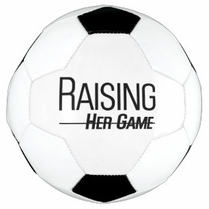 彼女のゲームを高める サッカーボール