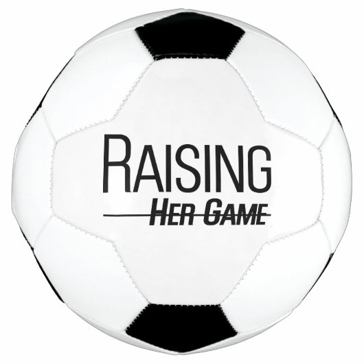 彼女のゲームを高める サッカーボール (正面)