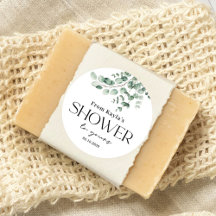 彼女のシャワーブライダル赤ちゃんシャワー石鹸お気に入りシール