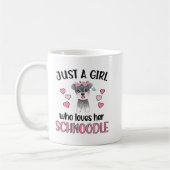 彼女のシュヌードルママを愛する女の子579 コーヒーマグカップ (左)