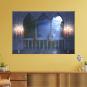 彼女のシルバーマントルカンバスプリント キャンバスプリント (インサイチュ (リビング))