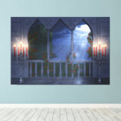 彼女のシルバーマントルカンバスプリント キャンバスプリント (インサイチュ (ウッドフロア))