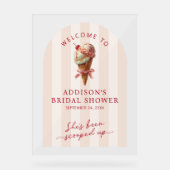 『彼女のスイートタイム ウェルカムサイン』 アクリルサイン (正面)