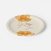 彼女のスクイーズ ブライダルシャワーが見つかった ペーパープレート (アングル)