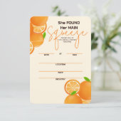彼女のスクイーズ ブライダルシャワーが見つかった 出欠カード (スタンド正面)