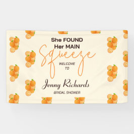 彼女のスクイーズ ブライダルシャワーが見つかった 横断幕