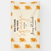 彼女のスクイーズ ブライダルシャワーが見つかった 横断幕 (縦)