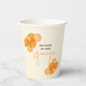 彼女のスクイーズ ブライダルシャワーが見つかった 紙コップ (正面)