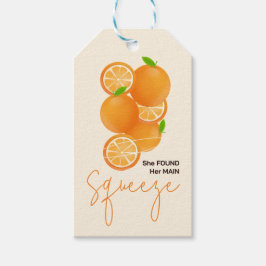 彼女のスクイーズ ブライダルシャワーを発見 ギフトタグ