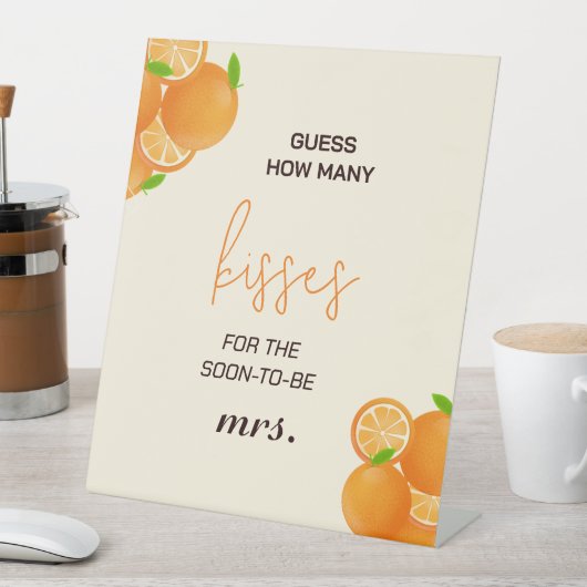 彼女のスクイーズ ブライダルシャワーを発見 台座サイン (インサイチュ)