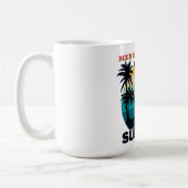 彼女のスマイルは私の家とサーフィン – ロマンチックサーフ コーヒーマグカップ (左)