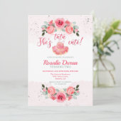 彼女のツツチュカワイバレリーナ誕生日招待状 案内状 (スタンド正面)