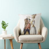 彼女のテーラーが付いている付属品のエレガントな女性、プレートf クッション (椅子)