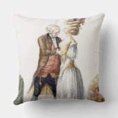 彼女のテーラーが付いている付属品のエレガントな女性、プレートf クッション (裏面)