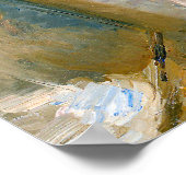 彼女のトイレの印象派のモリゾフランスのット女性 ポスター (角)