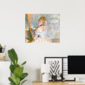 彼女のトイレの印象派のモリゾフランスのット女性 ポスター (ホームオフィス)