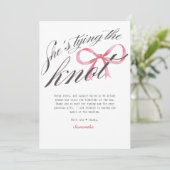 彼女のノットを結ぶ コケッティ ブライダルシャワー サンキューカード (スタンド正面)