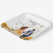 彼女のハニーのウェディングシャワーを発見 ペーパープレート (傾斜あり)